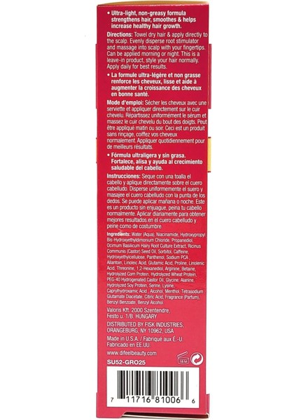 Ultra Growth Yavaş Uzayan Saçlara Özel Saç Bakım Solüsyonu 75ml fiyatları