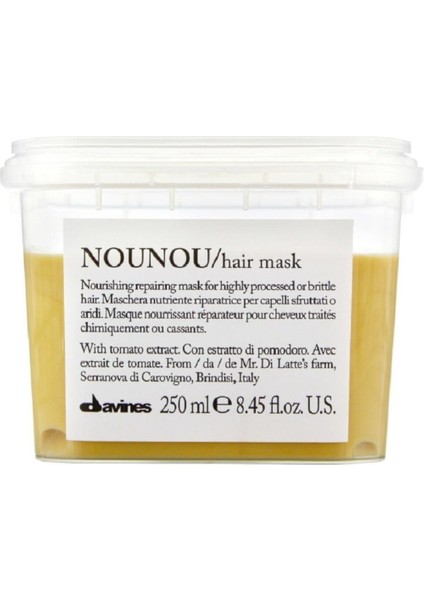 Nounou Besleyici Ve Koruyucu Bakım Maskesi 250 Ml
