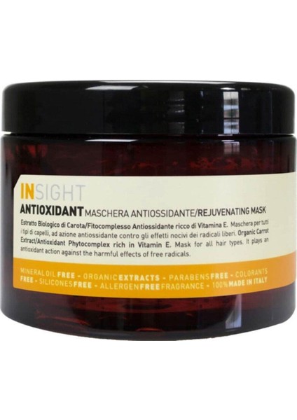 Antioksidan Yenileyici Ve Koruyucu Maske 500 Ml