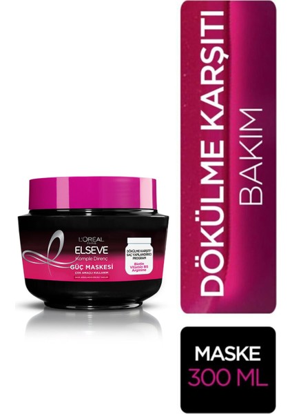 L'oréal Paris Komple Direnç Güç Maskesi 300 Ml