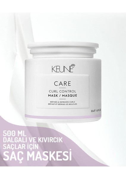 Curl Control Dalgalı Ve Kıvırcık Saçlar Için Saç Maskesi 500 Ml