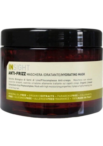 Kabaran Saçlar Için Nemlendirici Maske 500 Ml
