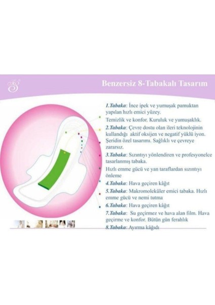 Hijyenik Kadın Pedi Gündüz modelleri