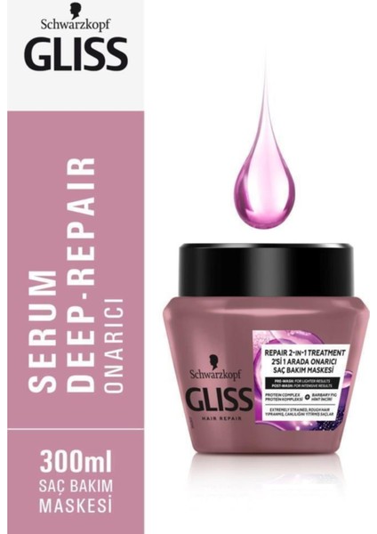 Serum Deep Repair Onarıcı Saç Maskesi 300 Ml 3'Lü fiyatları