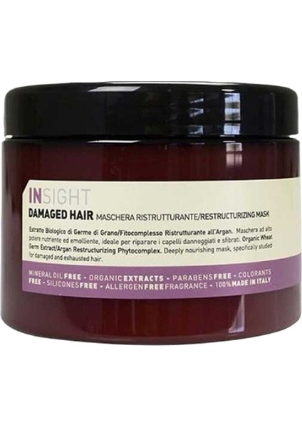 Damaged Hair Restructurizing Onarıcı Saç Maskesi 500ml