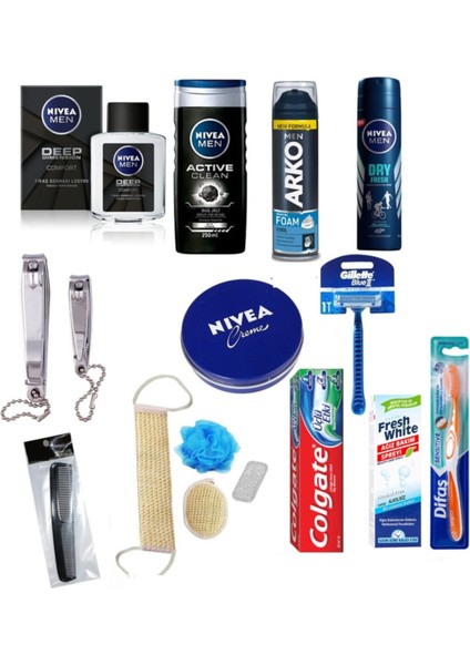 Damat Çeyiz Seti 16 Parça - Sandıksız Damat Nişan Bohça Seti