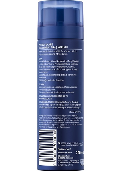 Men Protect&care Tıraş Jeli 200ML,KURU Ciltler Için,pürüzsüz Tıraş