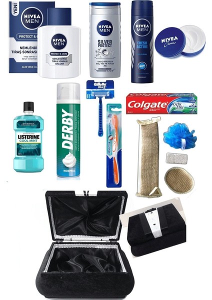 Damat Çeyiz Bohça Seti - 14 Parça Çeyiz Sandıklı Nişan Seti