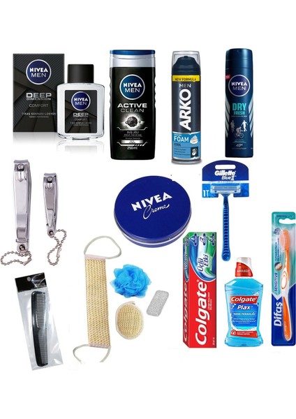 Damat Çeyiz Seti 16 Parça - Sandıksız Damat Nişan Bohça Seti