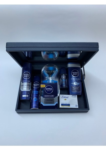 Damat Traş Seti, Sandıklı Damat Çeyiz Seti (Siyah)