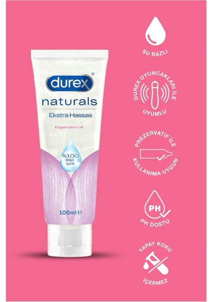 Naturals Ekstra Hassas Jel 100 Ml fiyatları