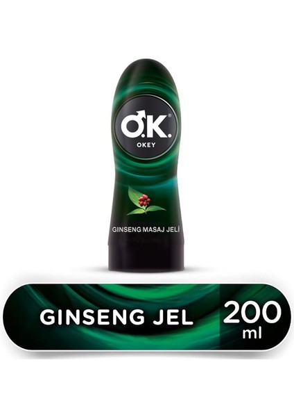 Kayganlaştırıcı Masaj Jeli & Kayganlaştırıcı Ginseng 200 Ml