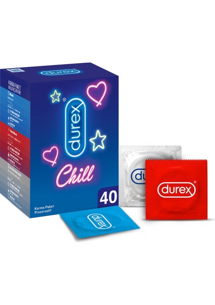 Chill 40'Lı Karma Paket Prezervatif