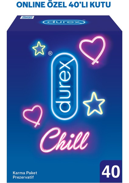Chill 40'Lı Karma Paket Prezervatif