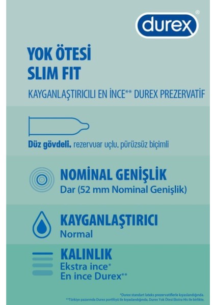 Yok Ötesi Slim Fit 20lı