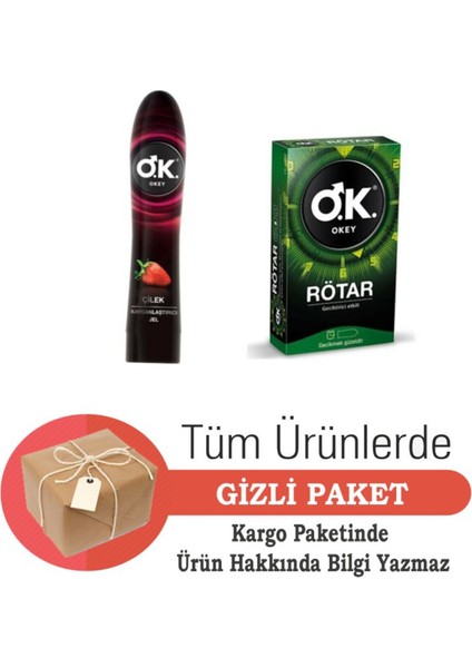 Çilek Jel 100 Ml Ve Rötar Prezervatif 10'Lu