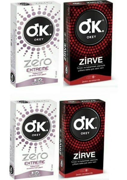 Prezervatif Zero Extreme 20 Li + Zirve 20 Li