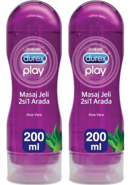 Play Aloe Vera Masaj Jeli Ve 200 Ml 2 Adet