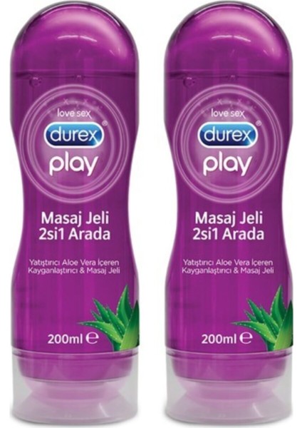 Play Aloe Vera Masaj Jeli Ve 200 Ml 2 Adet