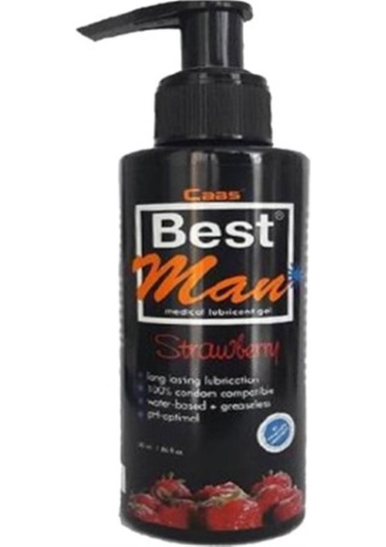 Best Man 150 Ml Büyük Boy Çilekli Jel