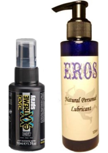 Özel Sprey 50 Ml+ Eros 125ml Lubricant Gel Kayganlaştırıcı