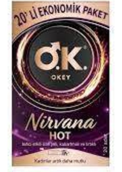 Nirvana Hot Prezervatif 20'Li