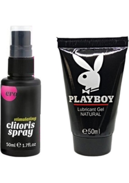 lara Özel Maksimum Güç Sprey 50 Ml+Playboy Lubricant 50ml Kayganlaştırıcı Jel