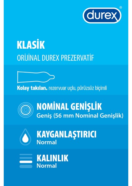 Klasik 20'Li Prezervatif