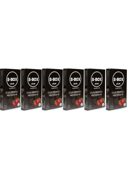 Çilek Aromalı Prezervatif 12x6 Paket