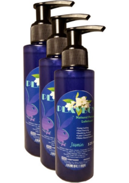 Jasmin Flavor Natural Personal Lubricant 125ml Yasemin Aromalı 3 Adet