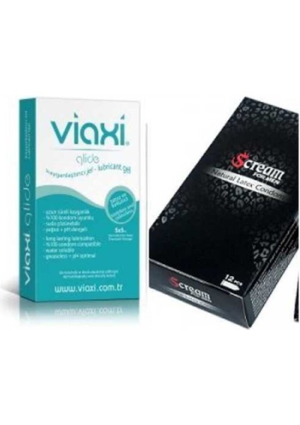 Glide Su Bazlı Naturel Jel 5x5 Ml + Prezervatif fiyatları