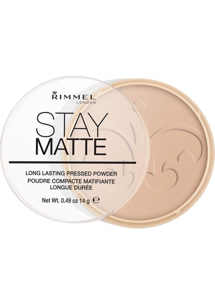 Pudra - Stay Matte Pressed Powder 005 Silky Beige 14 G 3607345064543 fiyatları