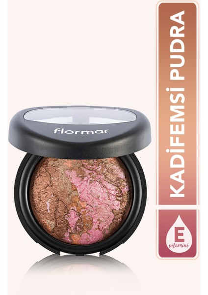 Pudra - Baked Powder Marble Pink Gold No: 25