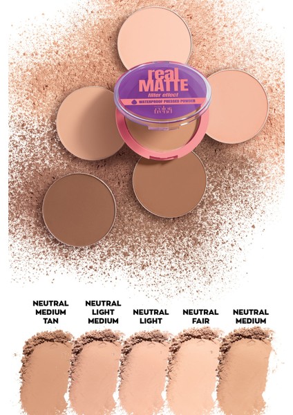 Color Trend Real Matte Filter Effect Pudra - Neutral Light Medium fiyatları