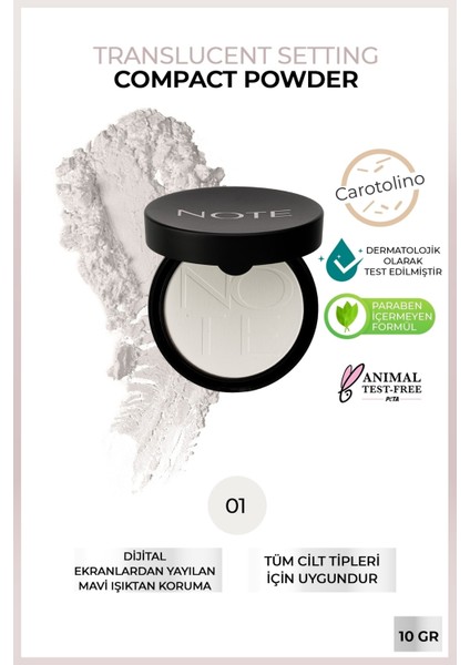 Makyaj Sabitleyici Transparan Pudra Trans