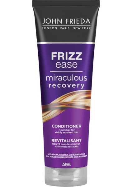 John Frieda Frizz Ease Miraculous Recovery Conditioner 250 ml Kabarık ve Hasar Görmüş Saçlar Için B