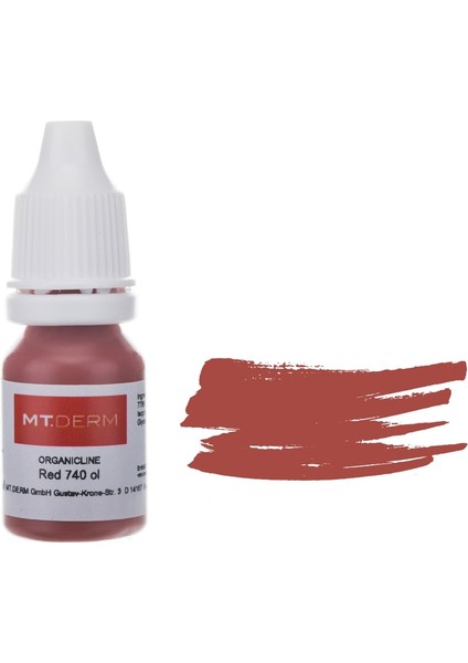 Derm Kalıcı Makyaj Boyası Red 740