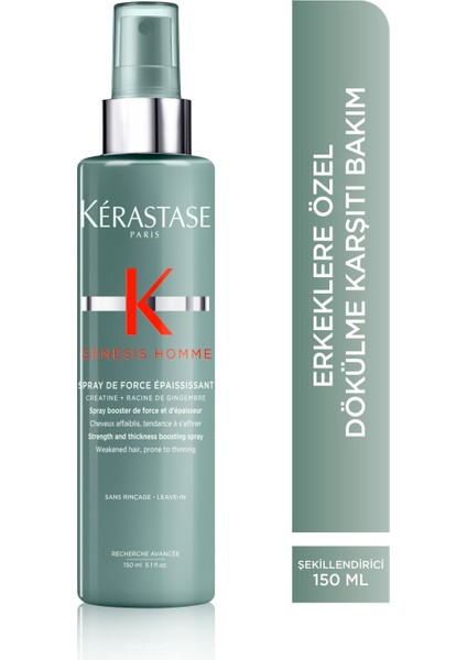 Genesis Homme Ve Şekillendirici Sprey 150ml