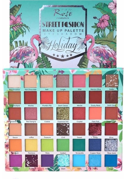 Roesıa Rose Cosmetics Anylady Holiday Far Paleti