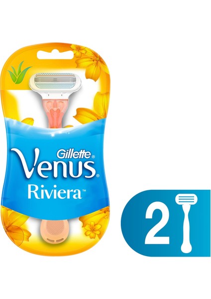 Venus Riviera Kullan At Kadın Tıraş Bıçağı 2'Li