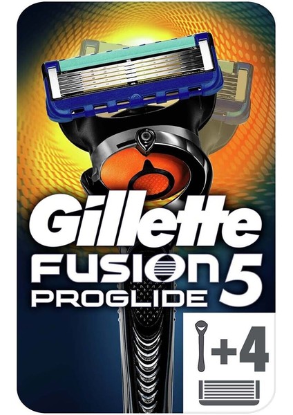 Fusion Proglide Flexball Tıraş Makinesi + 4 Yedekli