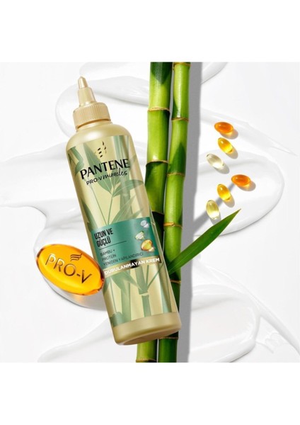 Uzun ve Güçlü Yeniden Yapılandırıcı 7/24 Durulanmayan Krem Bambu ve Proteinli 270ML modelleri