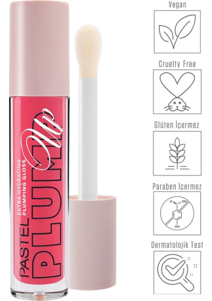 Plump Up Gloss 204 Sweet Spicy - Dolgunlaştırıcı Dudak Parlatıcısı