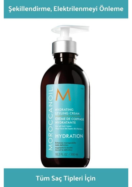 Hydrating Durulanmayan Nemlendirici Şekillendirme Kremi 300 ml