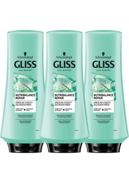 Nutribalance Repair Saç Kremi 360 ml 3'lü