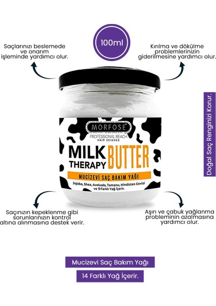 Milk Therapy Butter Milk Therapy Saç Köpüğü 200 ml