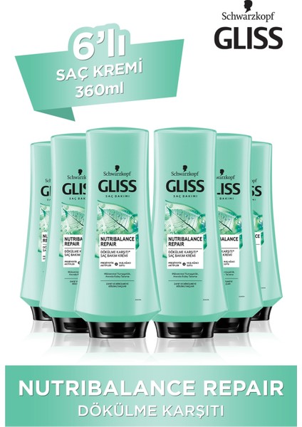 Nutribalance Repair Saç Kremi 360 ml 6'lı