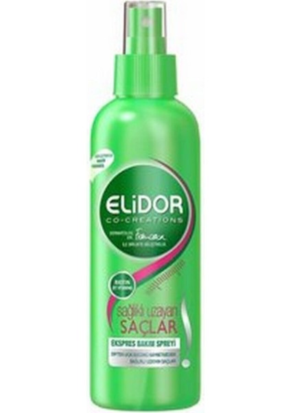 Sıvı Saç Kremi Sağlıklı Uzayan Saçlar İçin Anında Etki 210 ml Taşınabilir Format