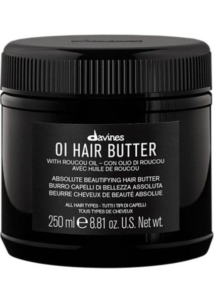 Eva-Oi/oil Butter Pürüzsüzleştirici Saç, Vucüt Bakım Kremi 250 Ml/ Bakım Ürünü