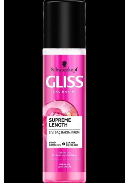 Supreme Length Sıvı Saç Kremi 200 ml x 3 Adet fırsatları